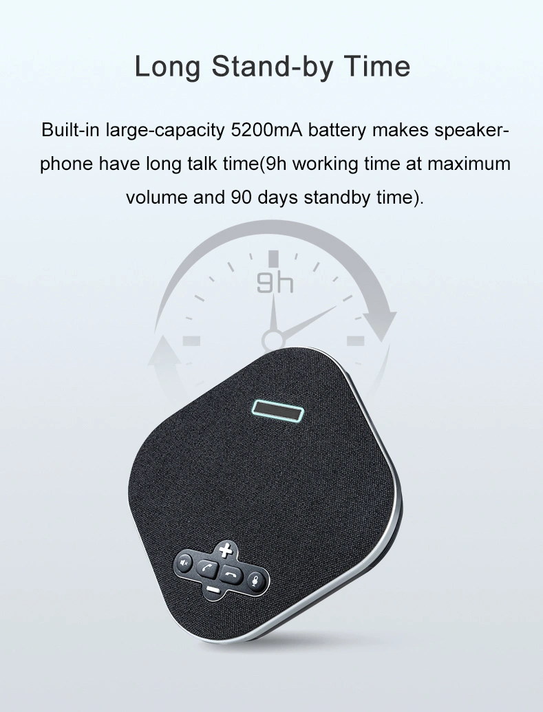 Tevo-Na200b New Arrival Daisy Chain Bluetooth Speakerphone USB2.0 Bluetooth Speakerphone for Conference Room